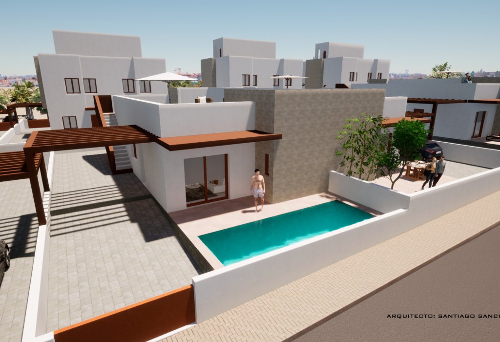 New Build - Maison de ville - Mazarrón