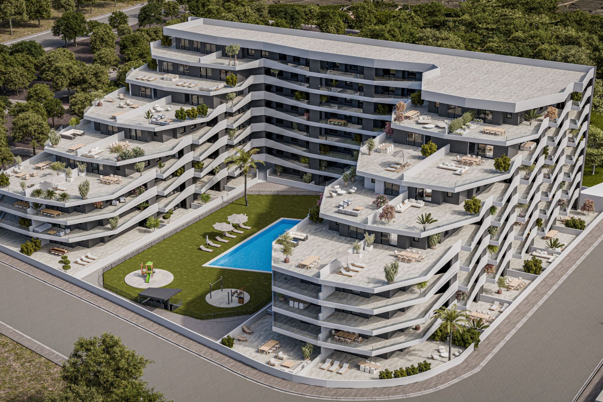 New Build - Wohnung - San Miguel de Salinas